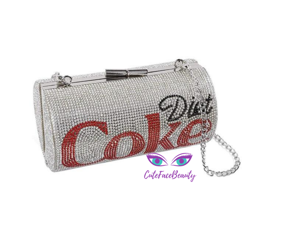 3 Piece Blinged Out Soda Clutches good Bundle *New*